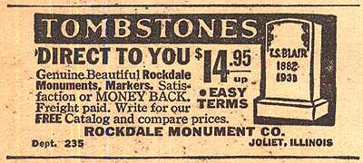 tombstones